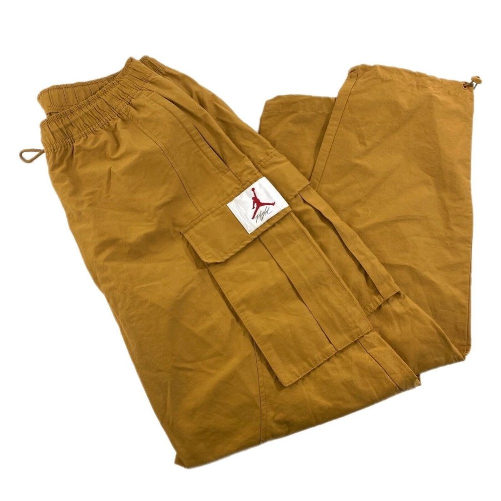 Nike Jordan Jumpman Utility Cargo Training Pants Men Size XL Dark Tan Khaki